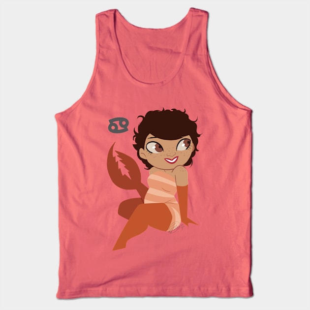 Zodiac: Cancer Tank Top by FrancisTheThriller